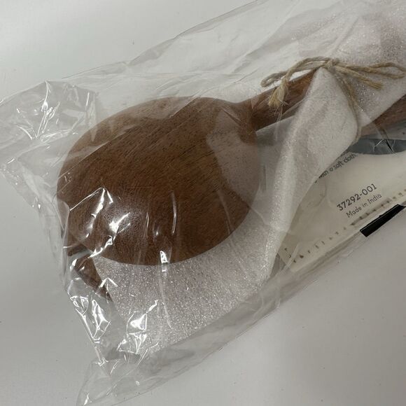 MacKenzie Childs Dotty Salad Serving Set Wood With Black White Polka Dot Handle - Picture 5 of 16